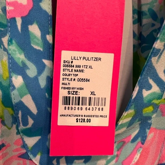 NWT LILLY PULITZER COLBY TOP - Picture 4 of 5